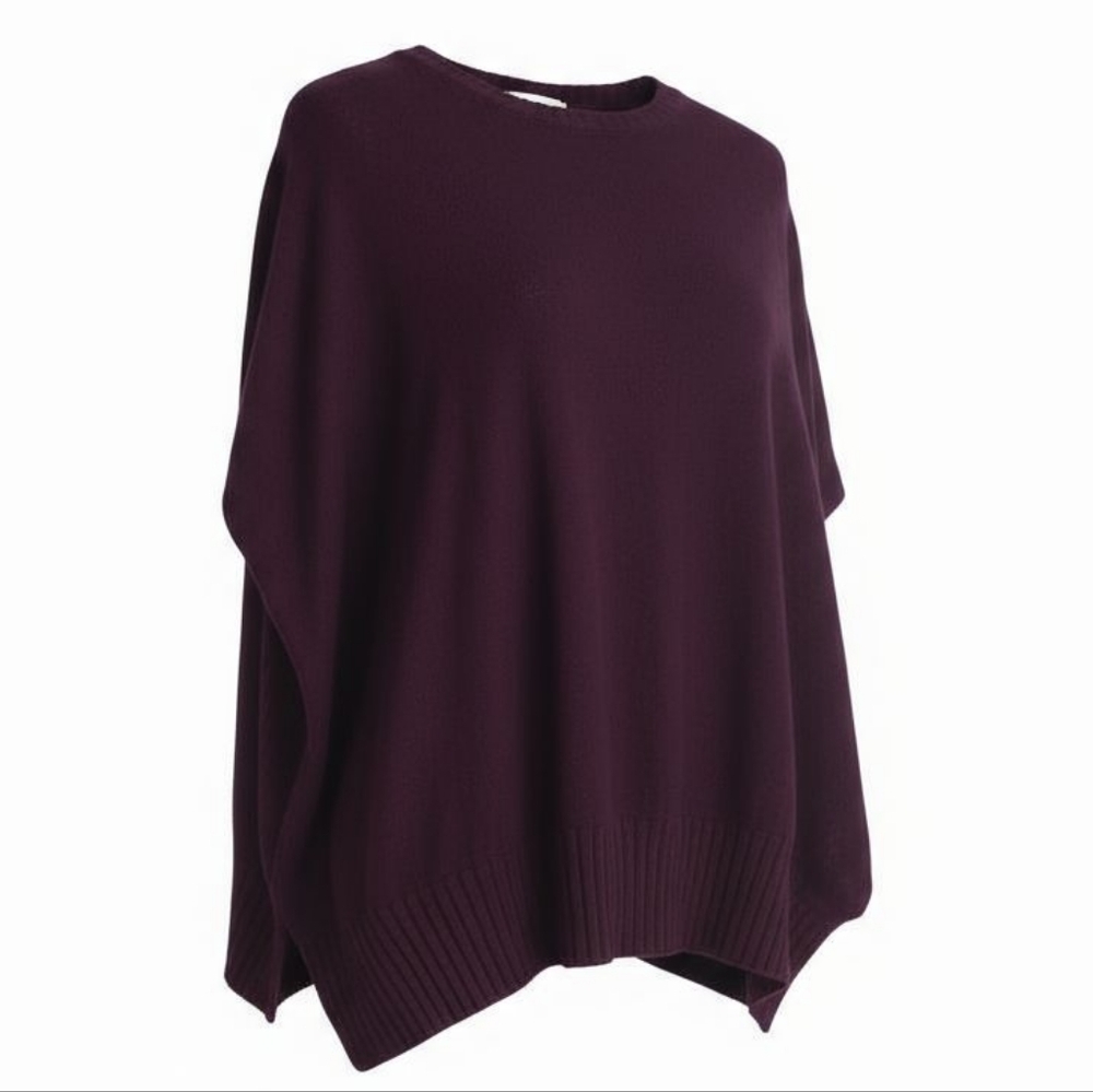 Dark Purple Knit Top
